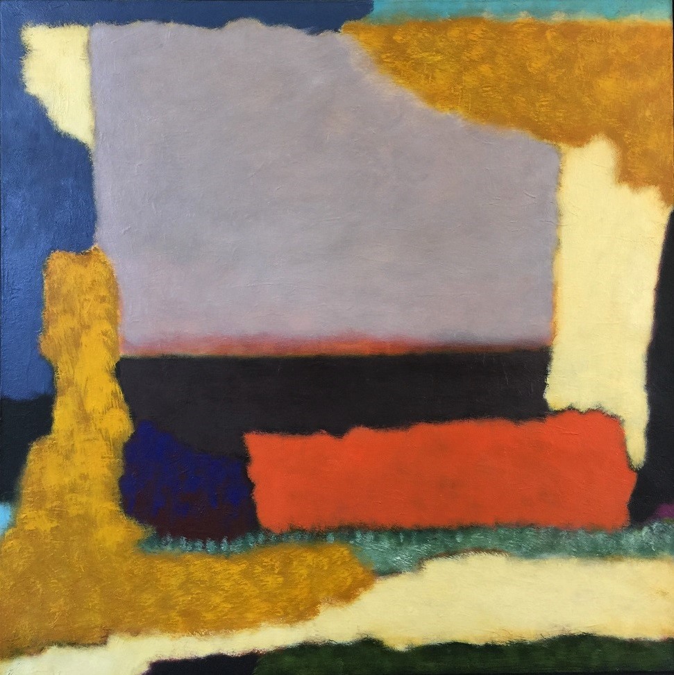 Ian Parry, Window I, 2018, oil on linen, 107 x 107cm SOLD