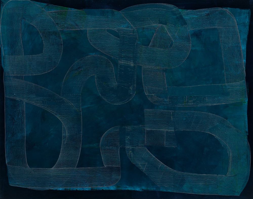 Kate Elsey, Lunar Mare, 2020, oil on linen, 120 x 150 cm $12,500